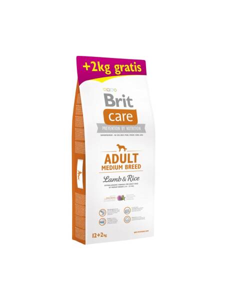 Brit Care Adult Medium Miel & Orez 12+2Kg